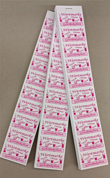 10.000 Wertmarken "Getränkebon" [[B-Ware]]